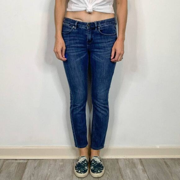 MADEWELL Skinny Skinny jeans low rise dark wash ankle length y2k 2468 - Picture 12 of 14